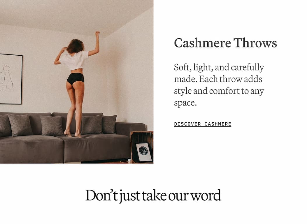 Cashmere Throws