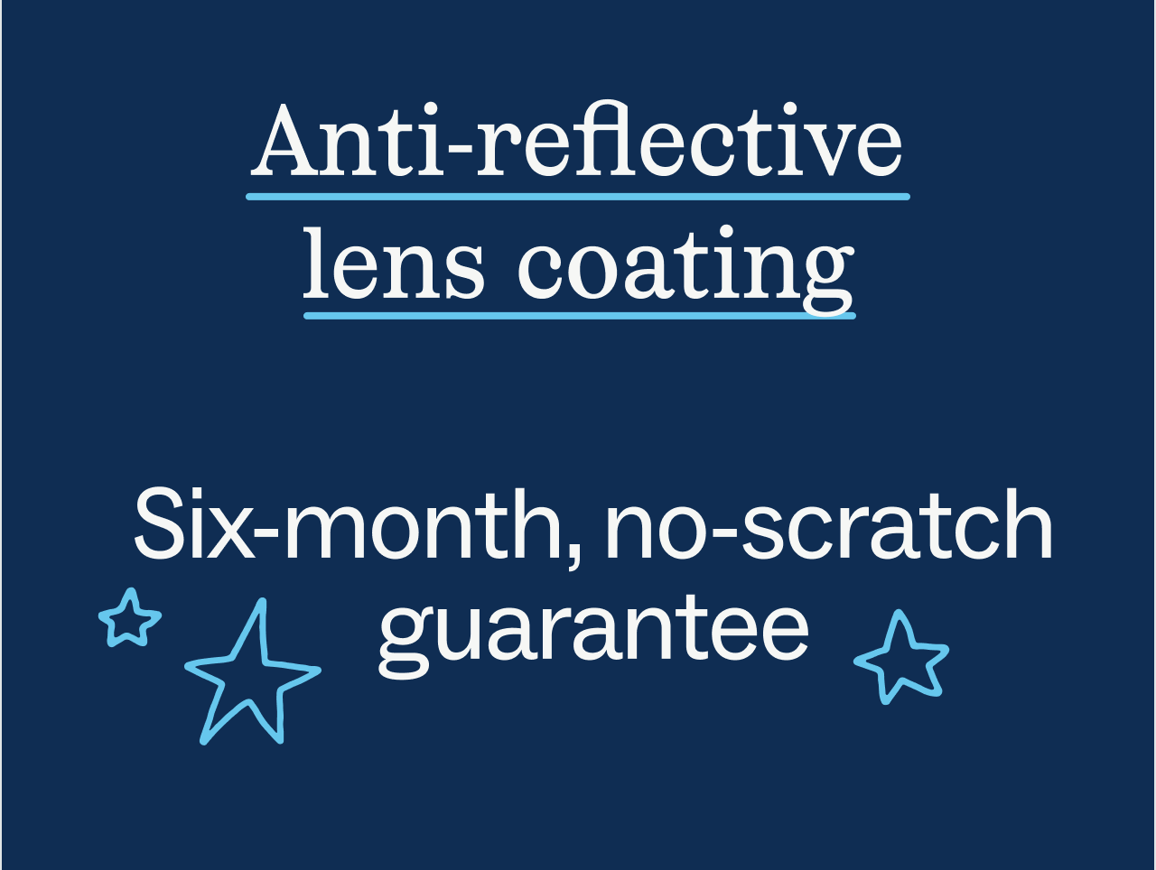 anti-reflective lens coating