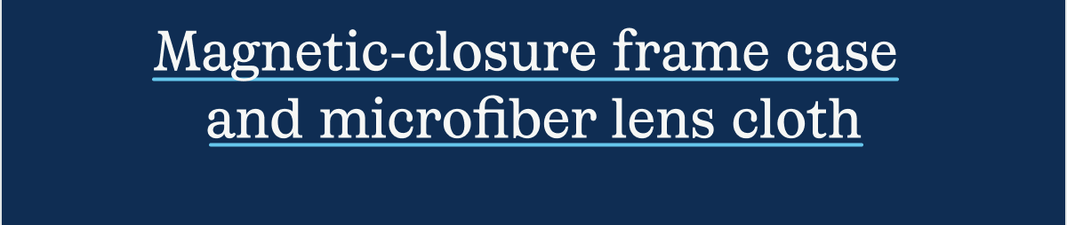 frame case and lens cloth