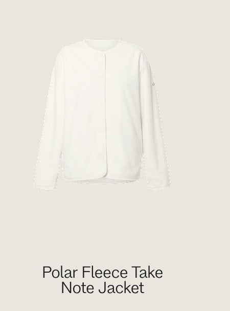 Polar Fleece Take Note Jacket
