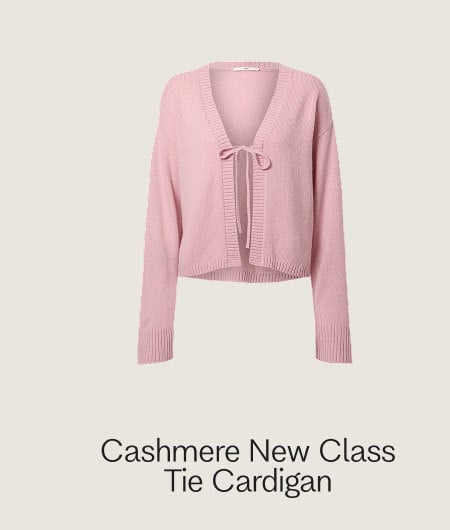 Cashmere New Class Tie Cardigan