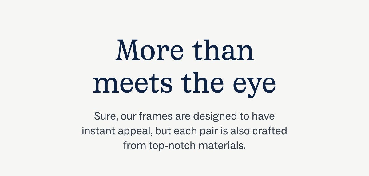 More than meets the eye