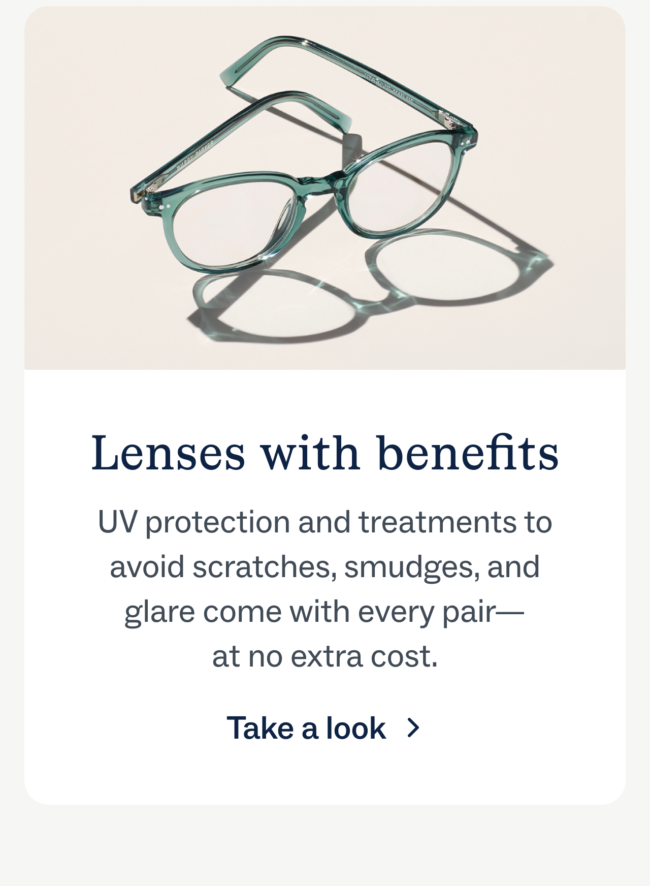 Lenses with Benefits