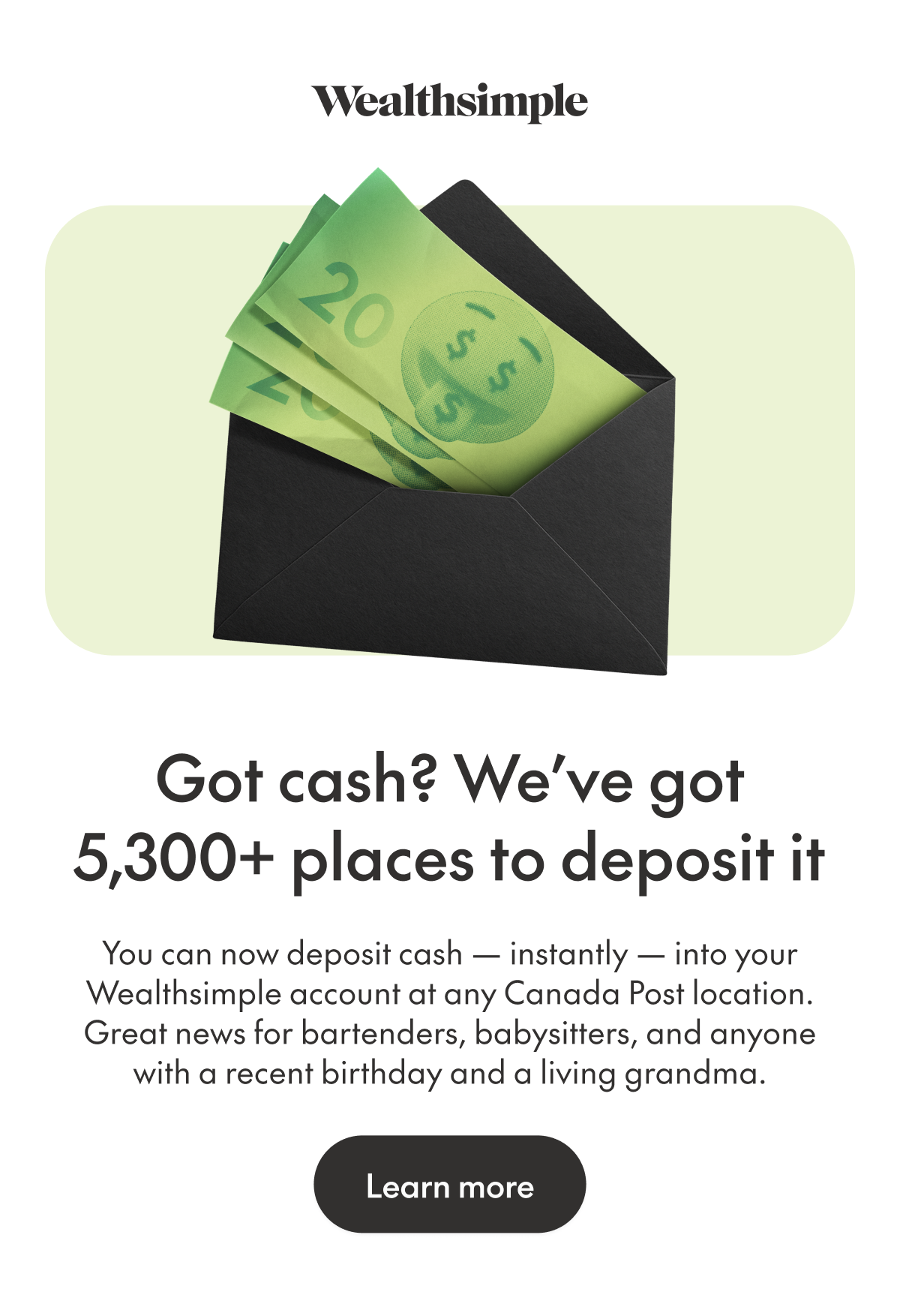 Got cash? We've got 5,300+ places to deposit it