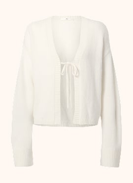 Wool Cashmere New Class Tie Cardigan