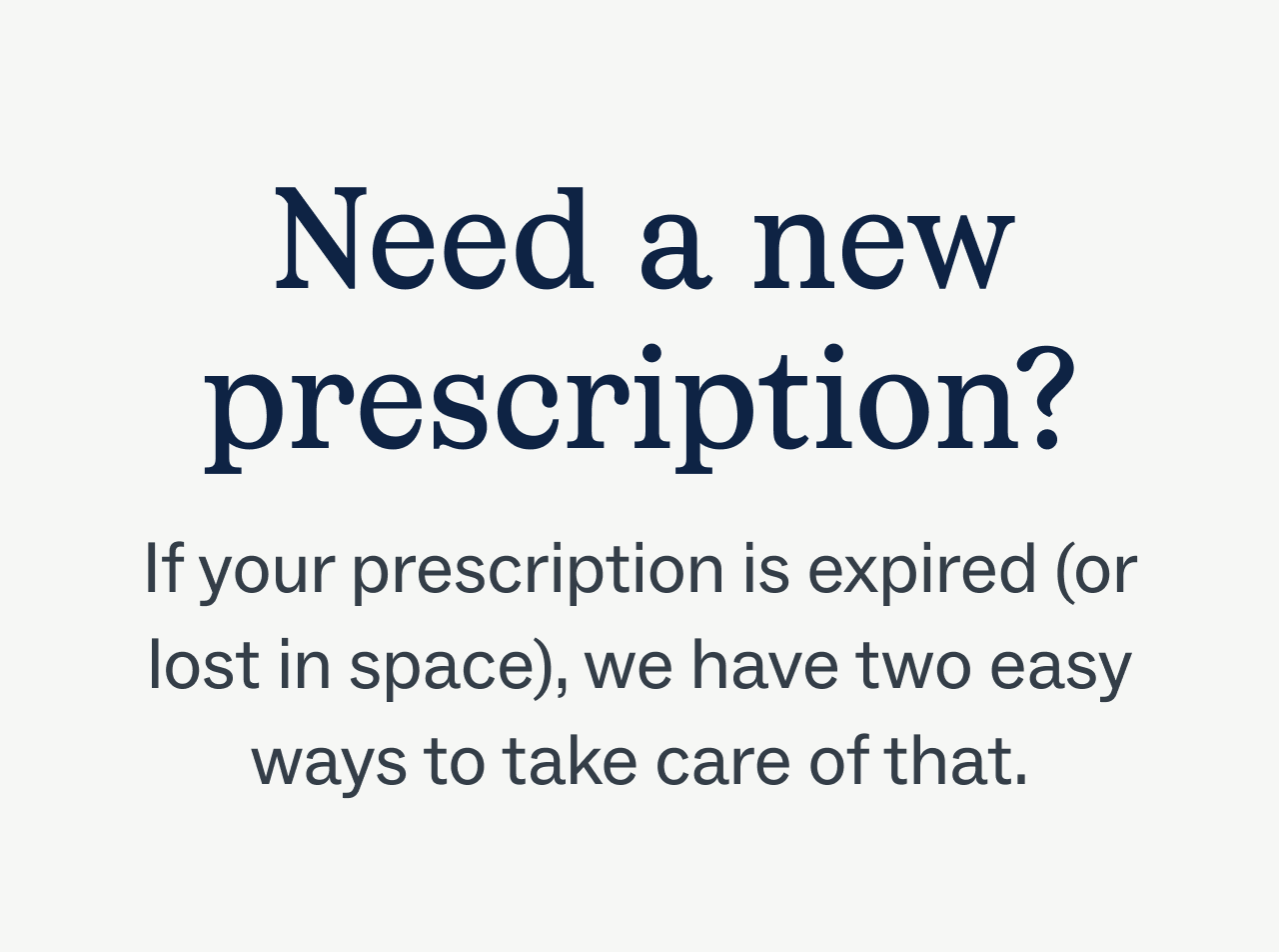 Glasses made from the good stuff