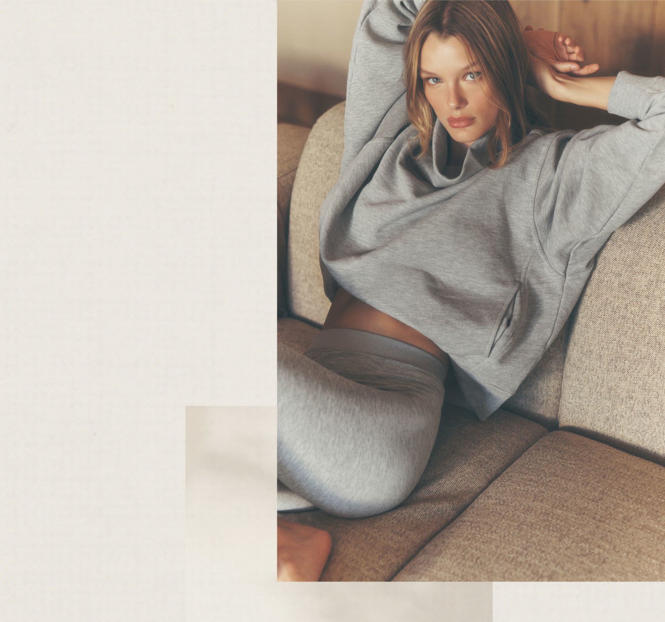 Hazy Mock Neck Pullover