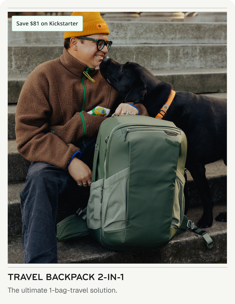 Travel Backpack 2-in-1