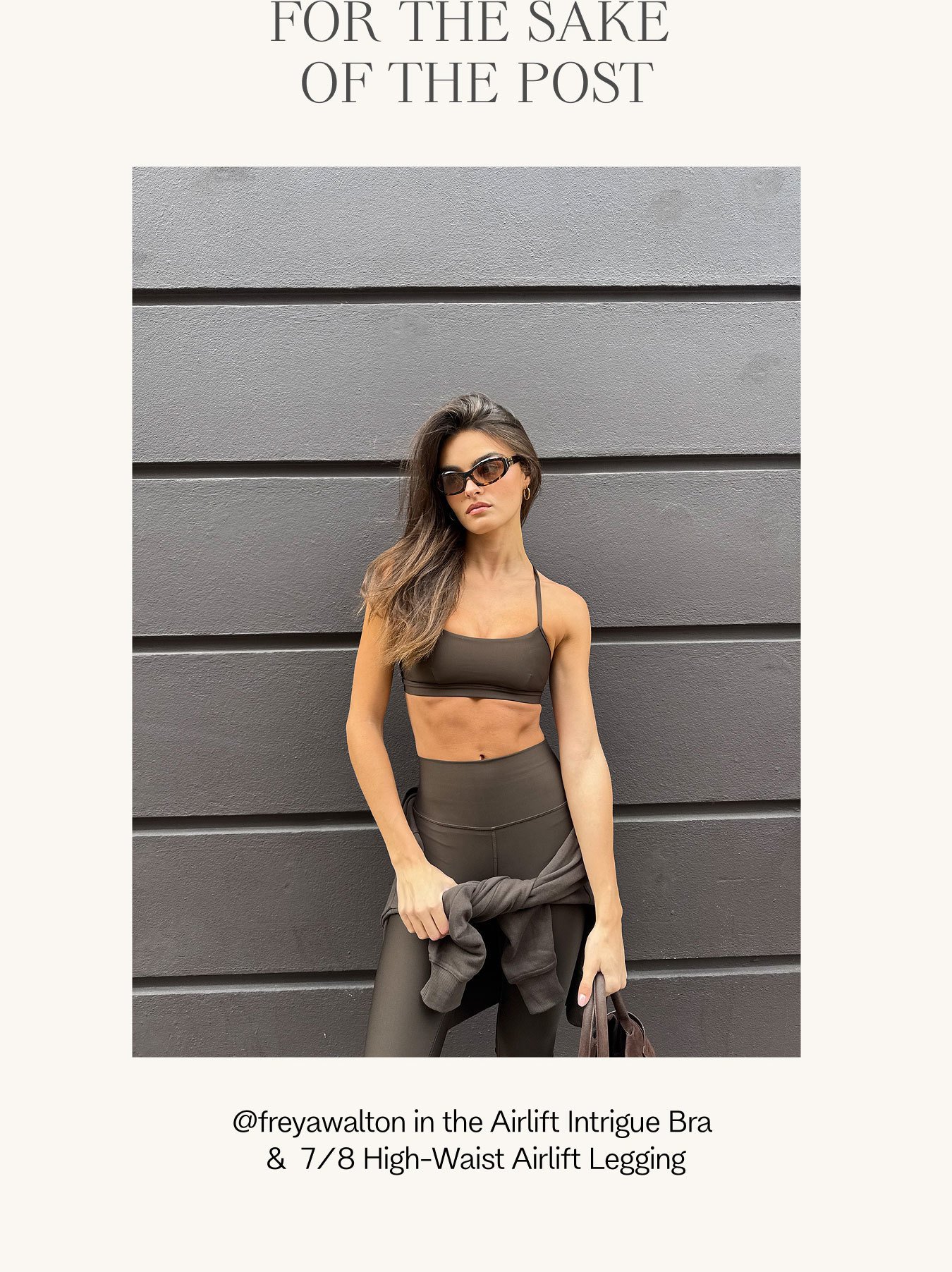 FOR THE SAKE OF THE POST. Airlift Intrigue Bra & 7/8 High-Waist Airlift Legging