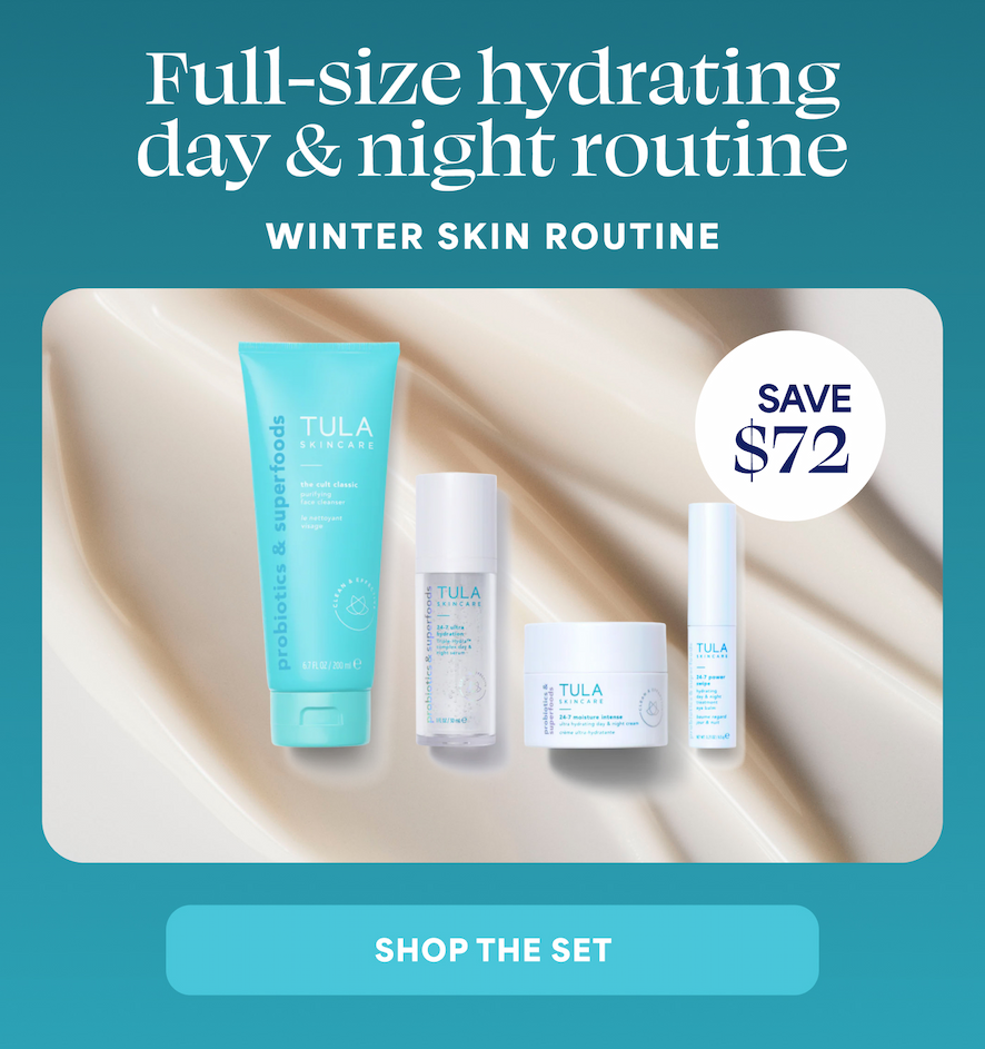 Full-size hydrating day & night routine WINTER SKIN ROUTINE SAVE $72 -- SHOP THE SET