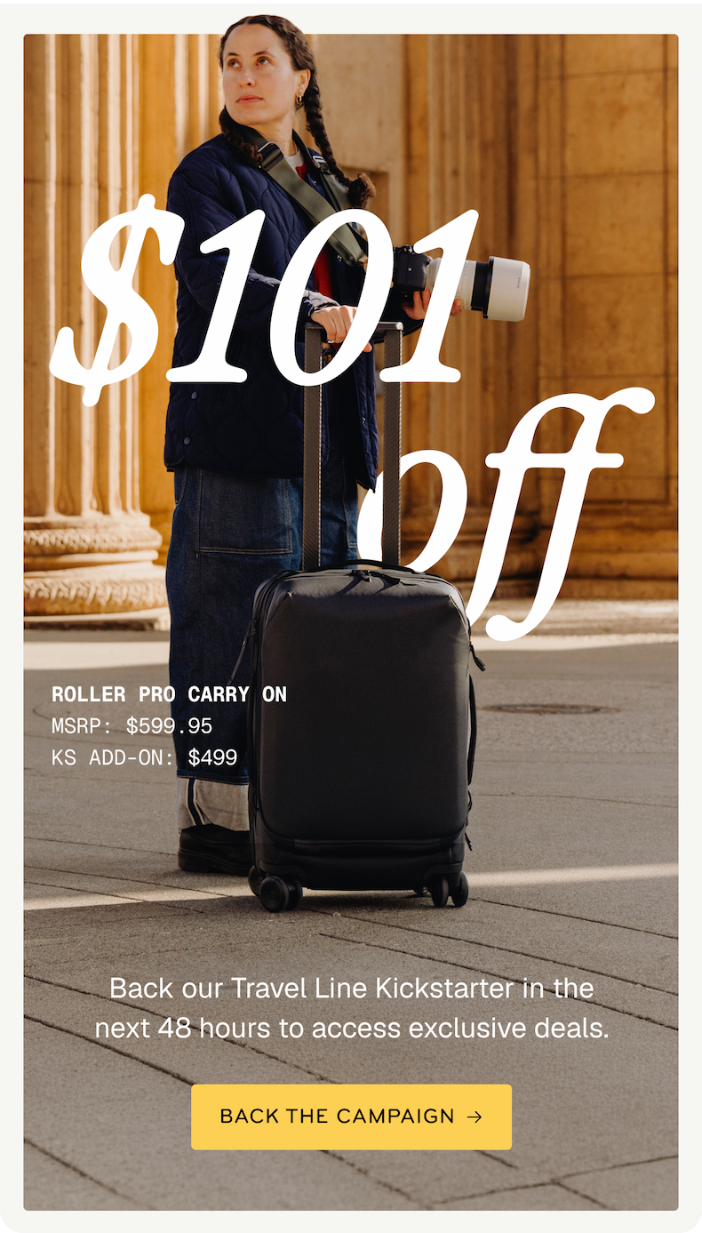 $101 off Roller Pro, only for 48 more hours.