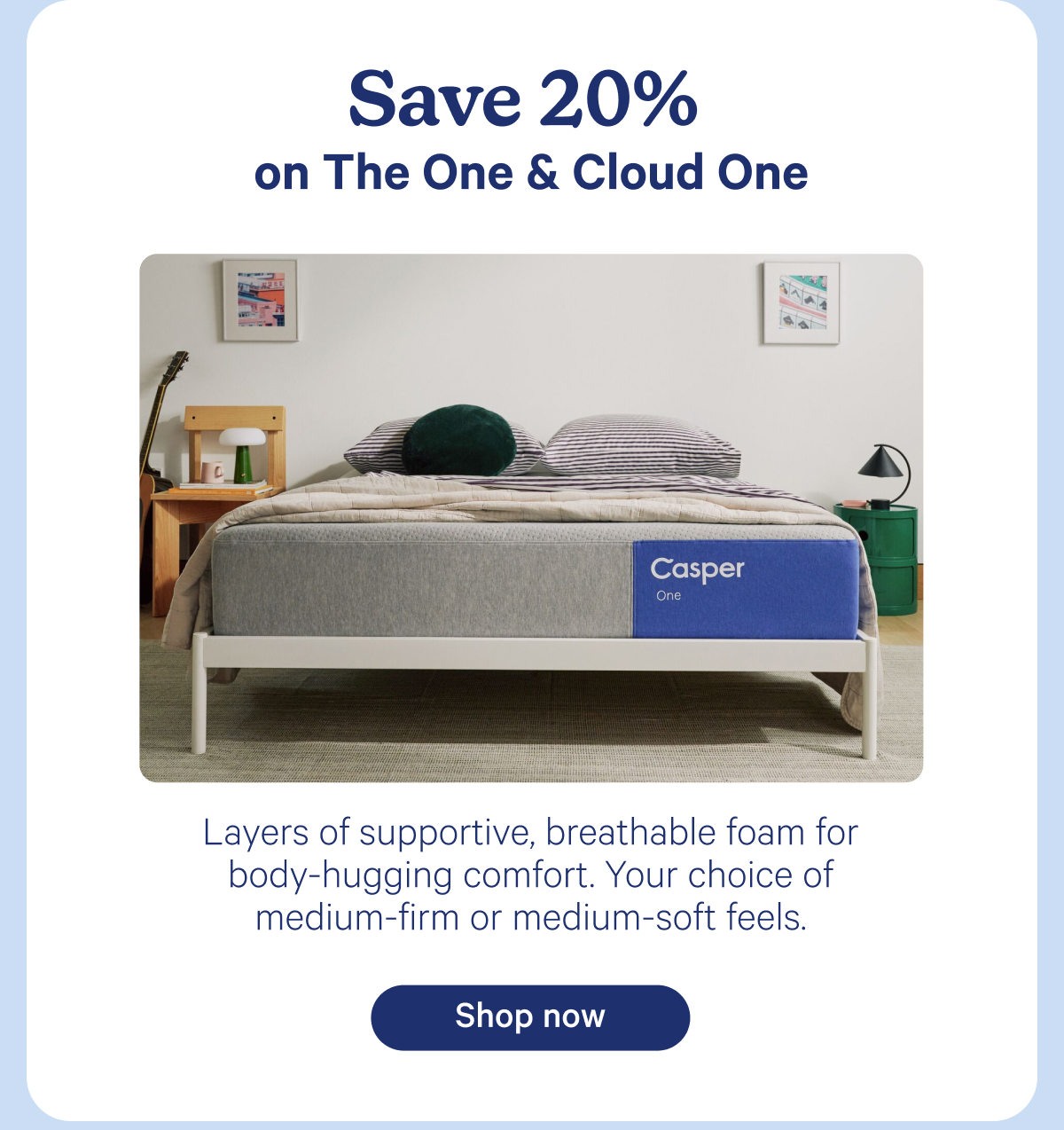 Save 20% on the one and cloud one