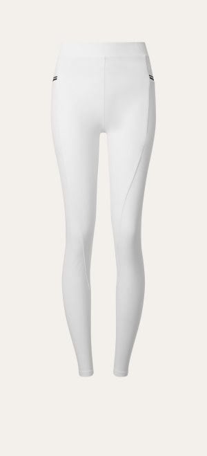 airbrush high waist fast track legging - white black