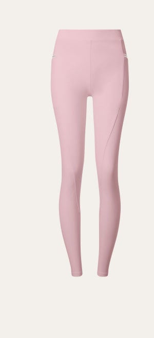 airbrush high waist fast track legging - vintage pink white