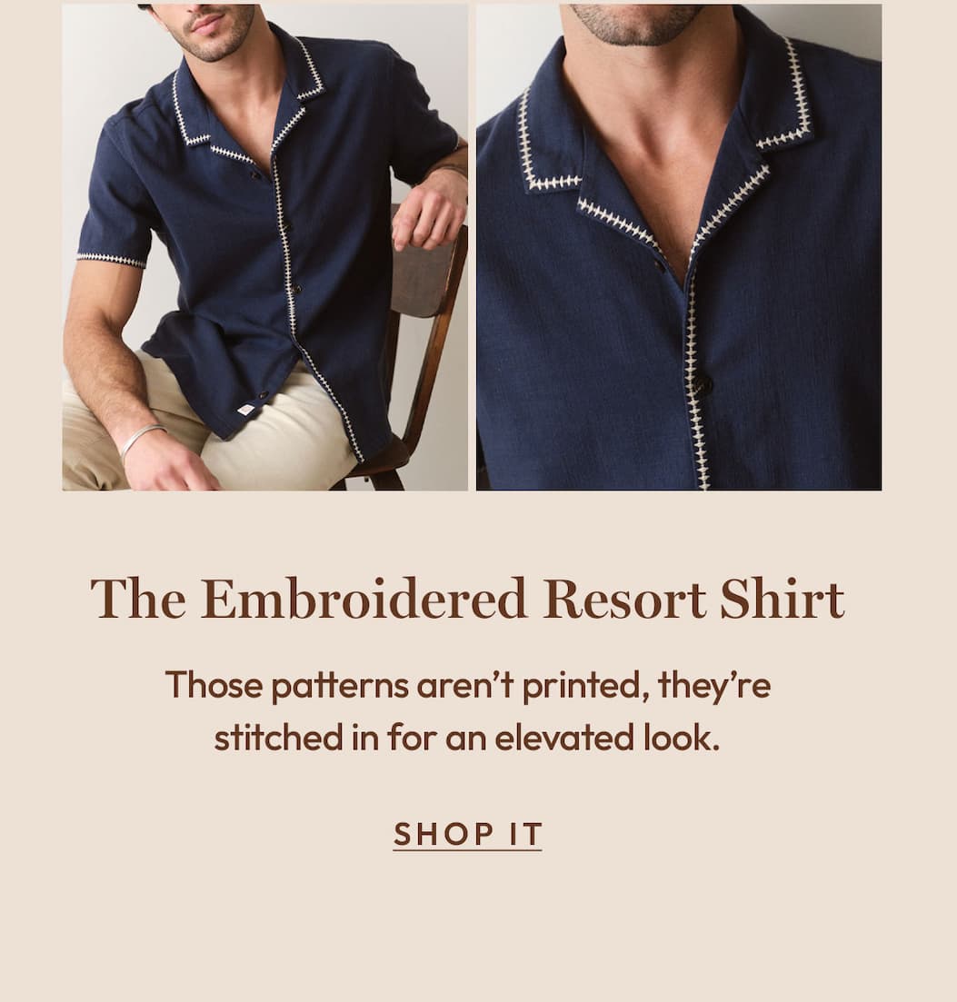 Embroidered Resort