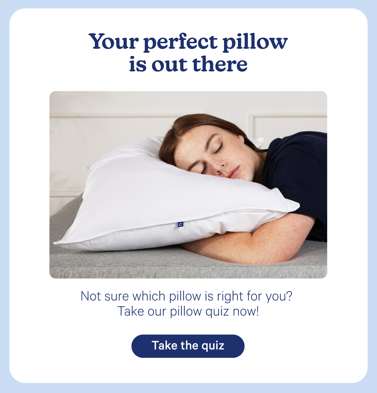 Your perfect pillow is out there