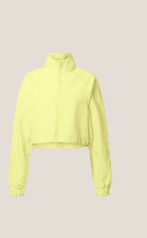 Cropped 1/4 Zip Alumni Pullover - sunshine