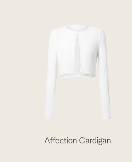 Affection Cardigan - white