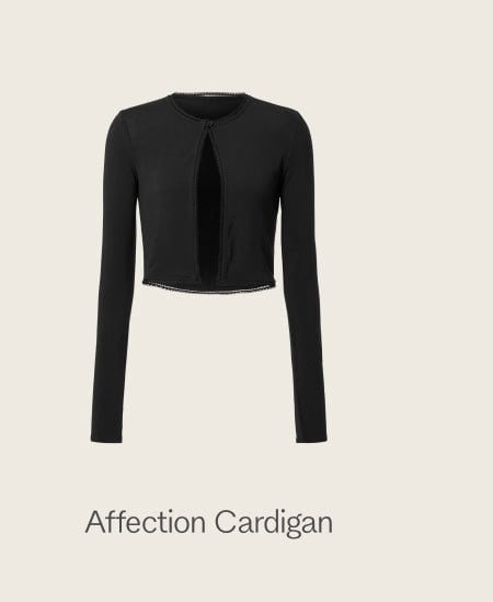 Affection Cardigan - black