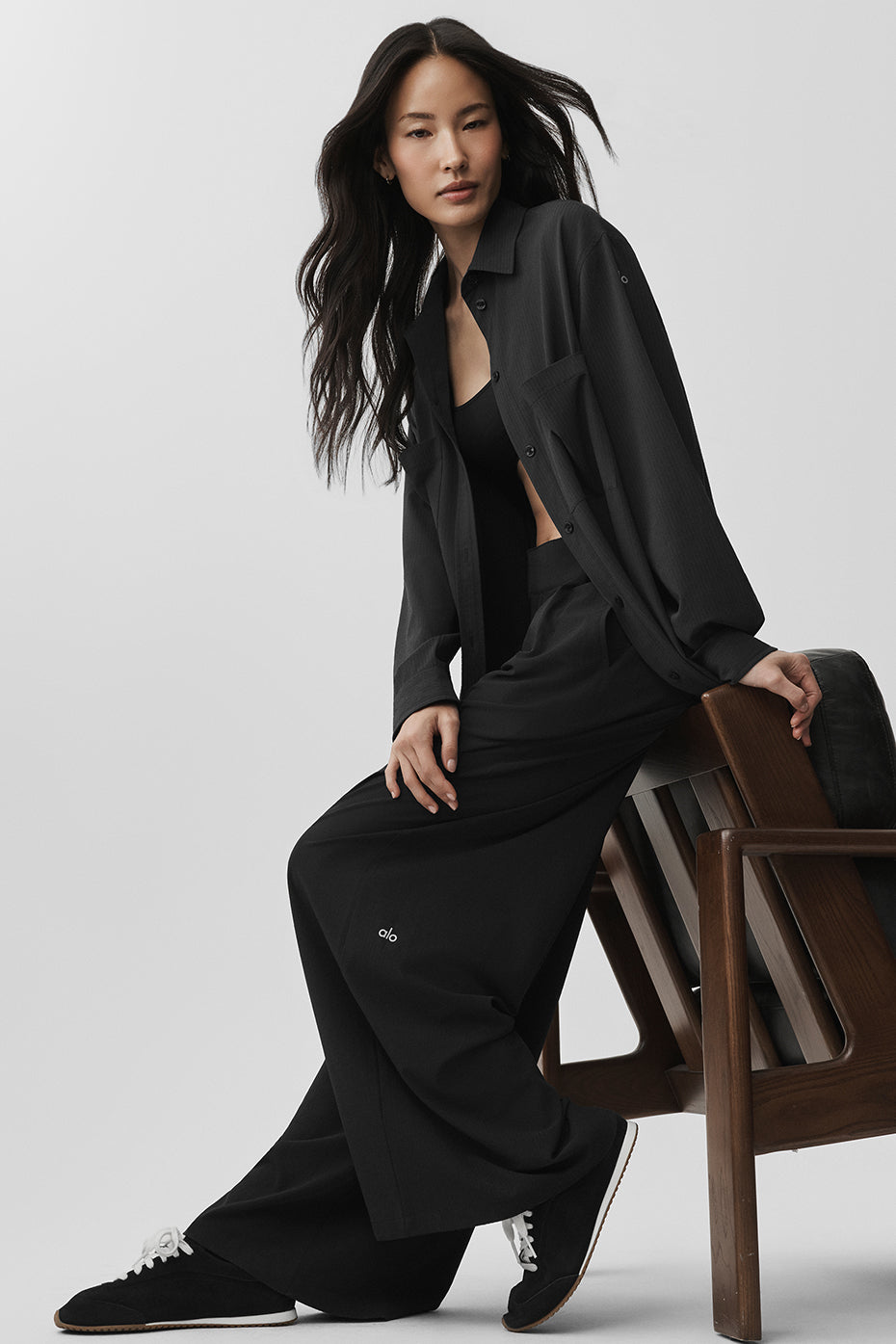 High-Waist Dreamscape Trouser (Regular) - Black