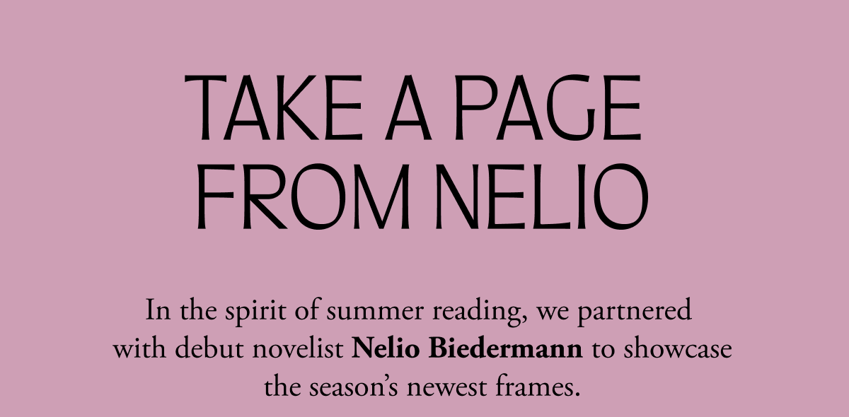 Take a page from Nelio