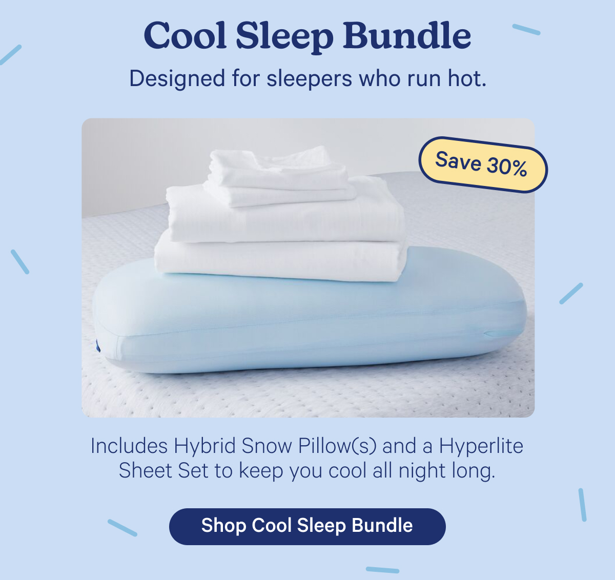 Cool sleep bundle