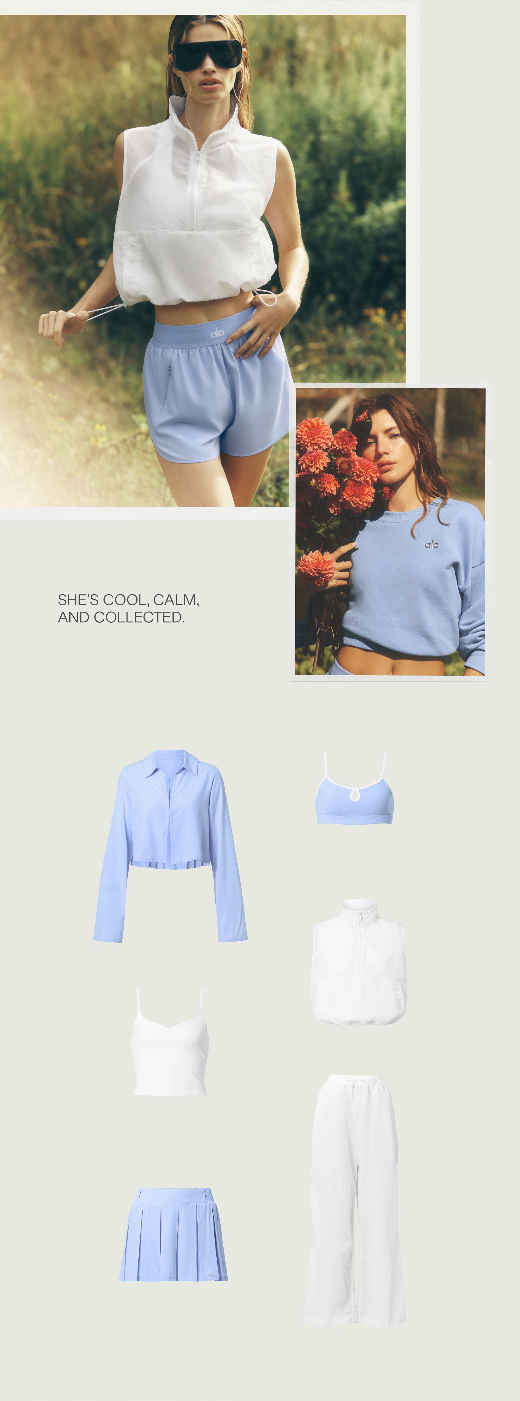 SHE'S COOL, CALM, AND COLLECTED.