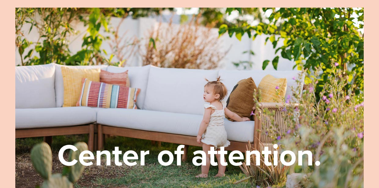 Center of attention.