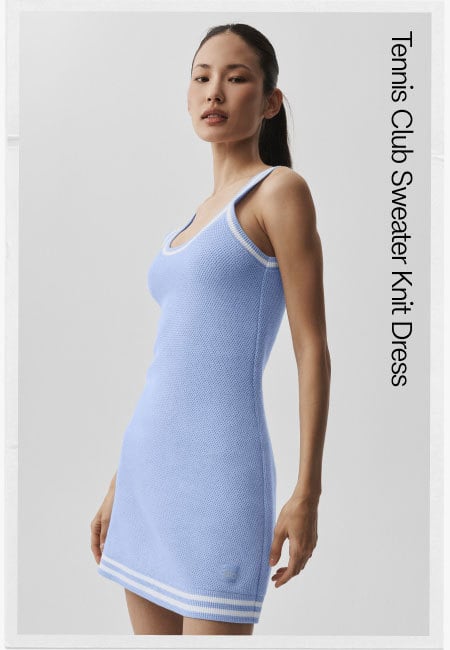 Tennis Club Sweater Knit Dress