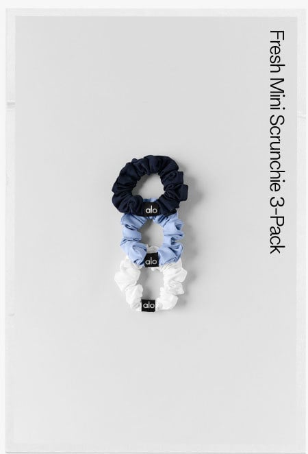 Fresh Mini Scrunchie 3-Pack