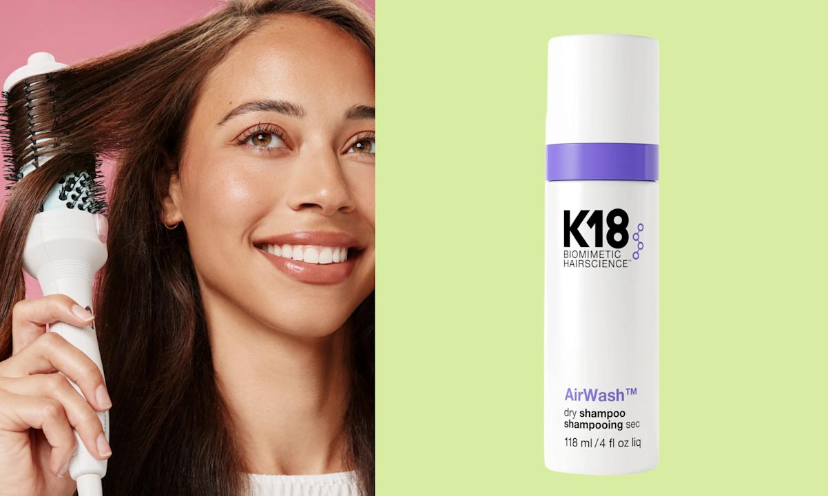 thermal round brush, dry shampoo