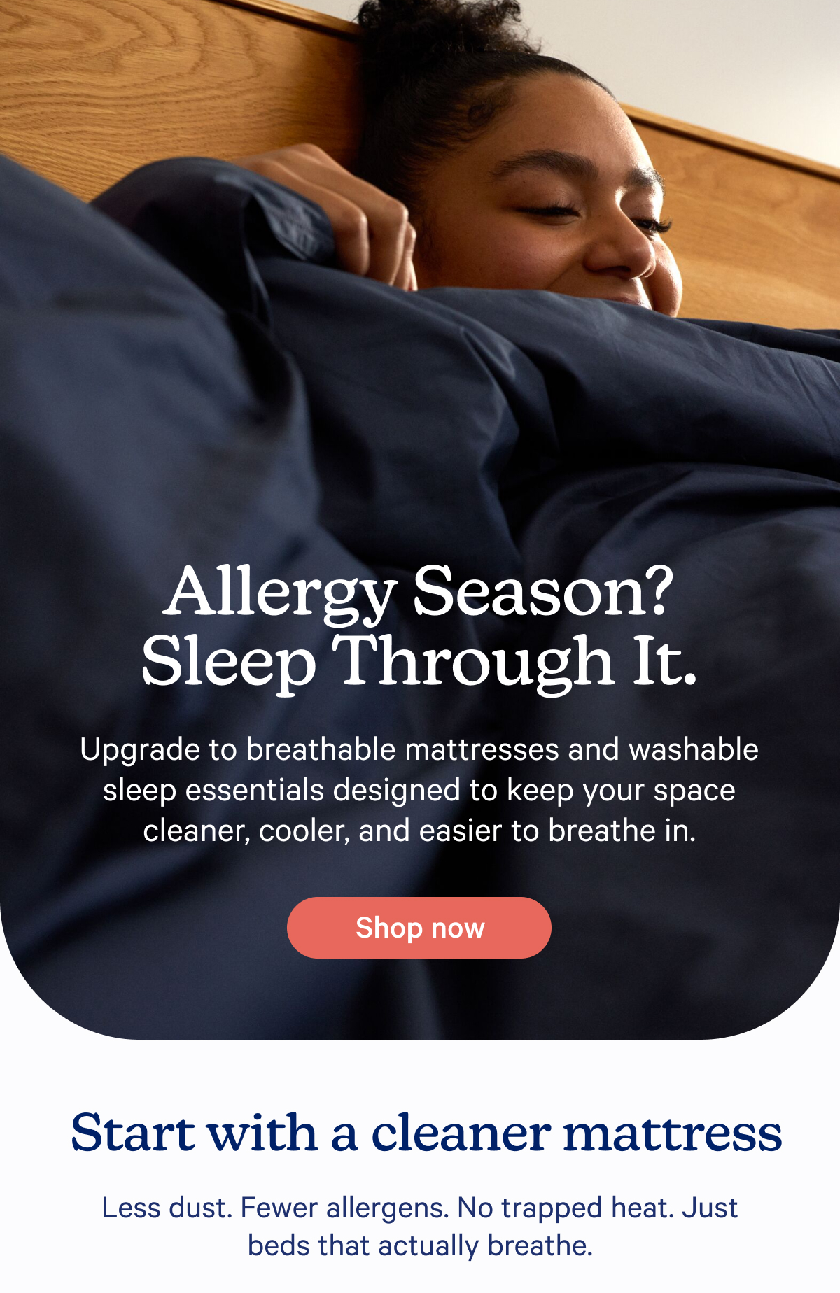 Allergy Season? Sleep Through It.