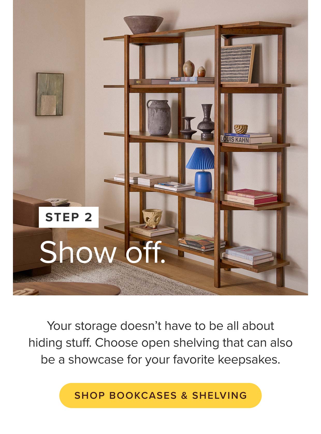 Shop bookcases and shelving.