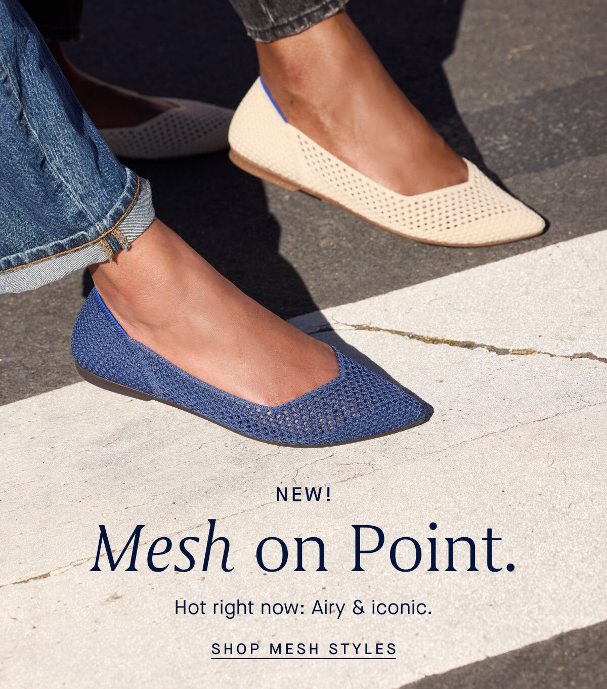 New! Mesh on Point. Hot right now: Airy & Iconic Shop Points