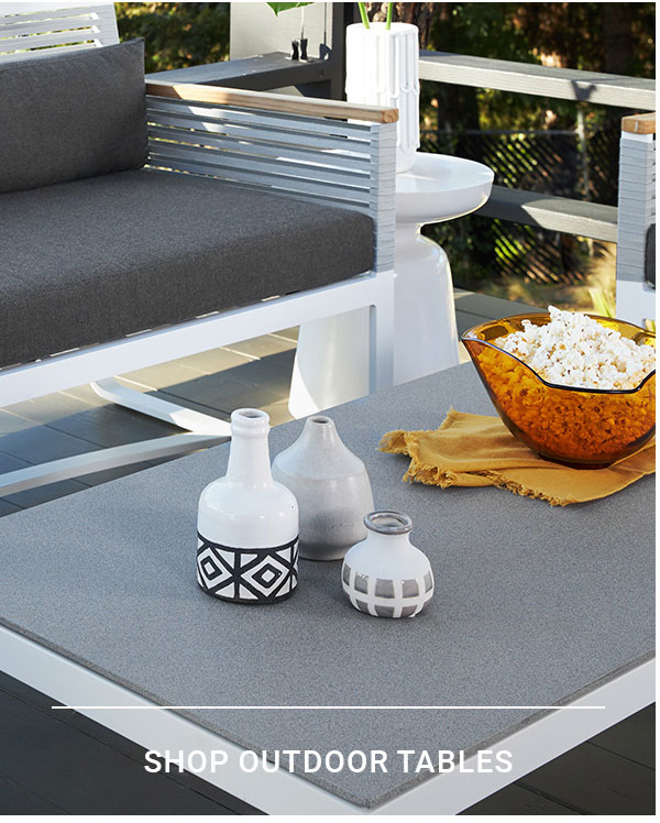 SHOP OUTDOOR TABLES