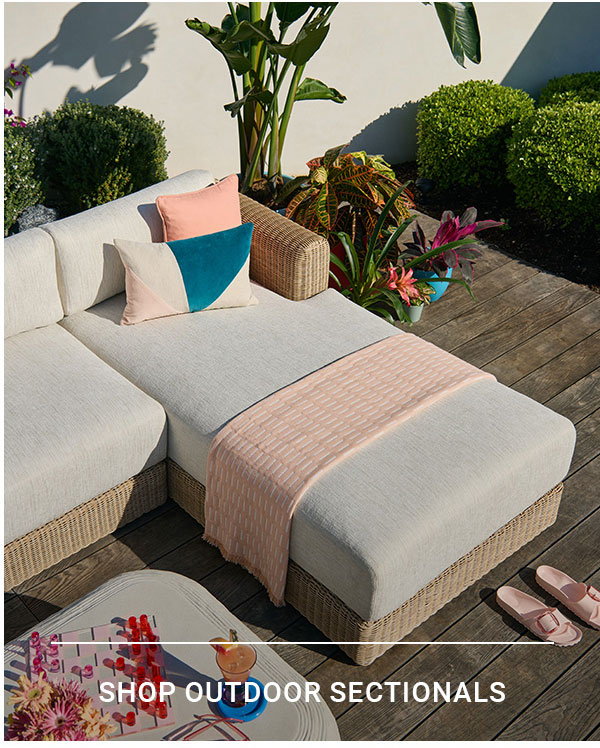 SHOP OUTDOOR SECTIONALS