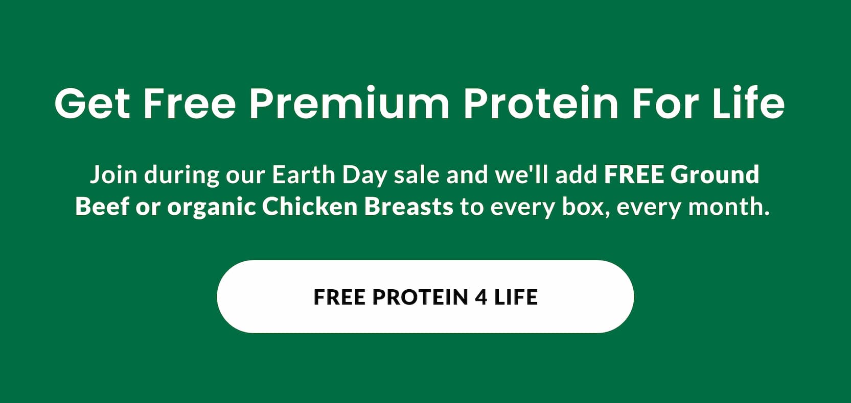 Get Free Premium Protein For Life