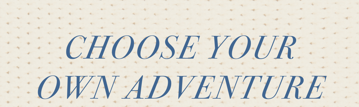 Choose your own adventure.