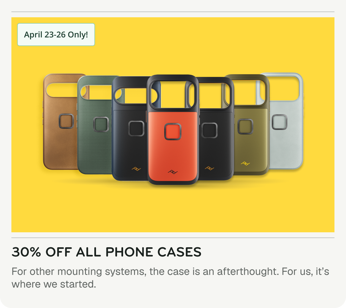30% off Phone Cases