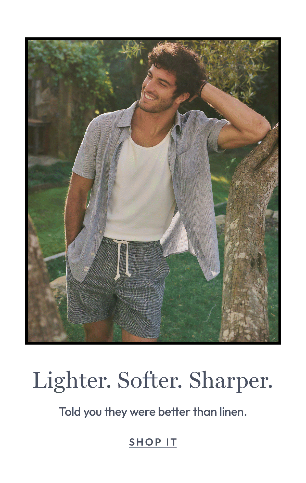 Lighter. Softer. Sharper.