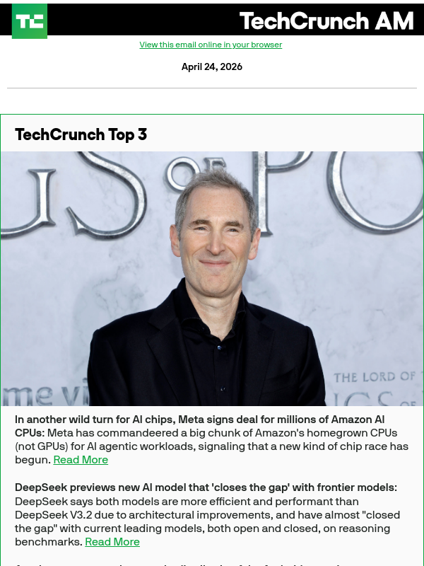 In another wild turn for AI chips, Meta signs deal for millions of Amazon AI CPUs
