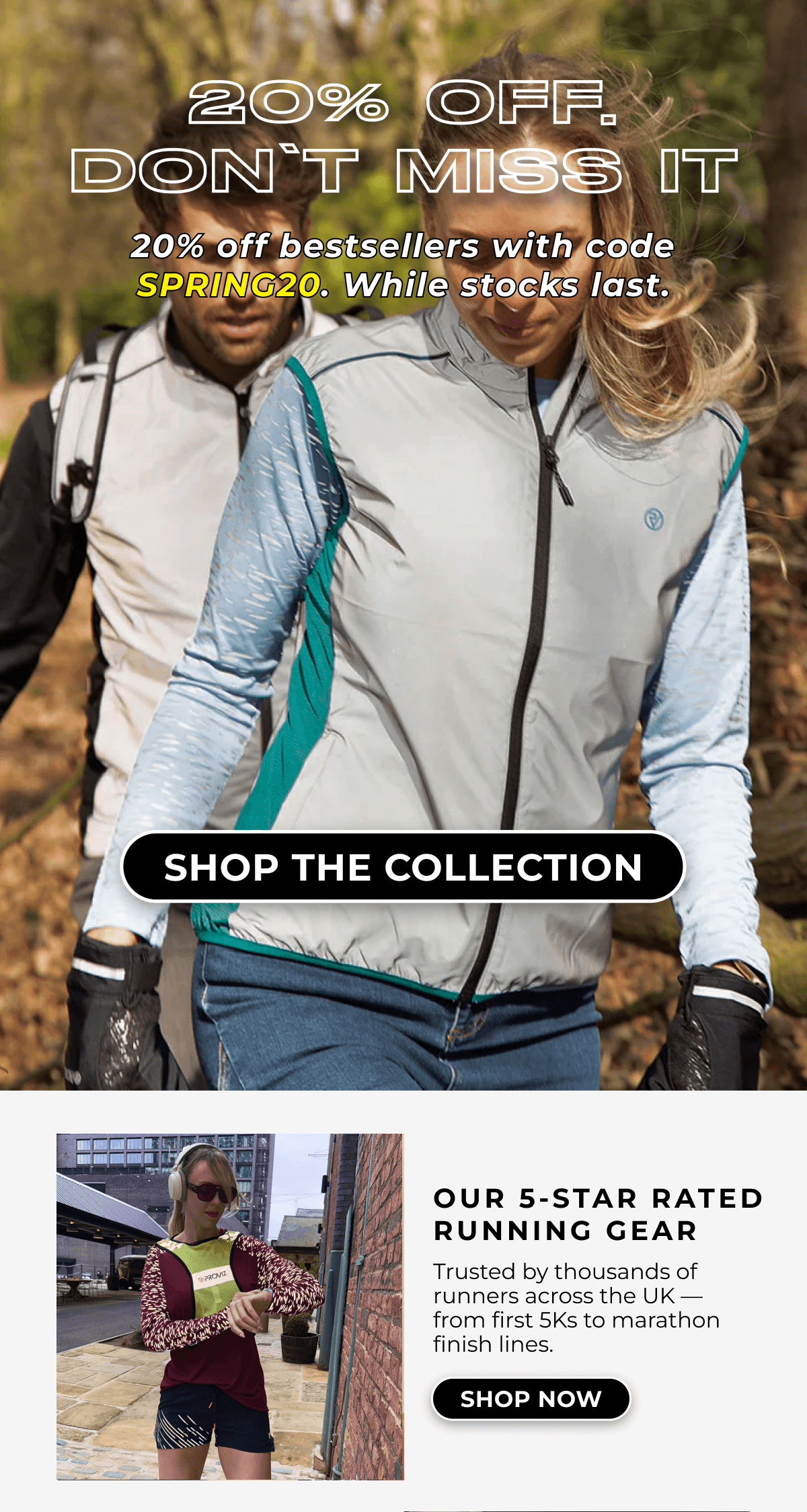 Shine Brighter this Spring with code SPRING20