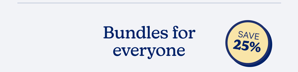 Bundles for everyone