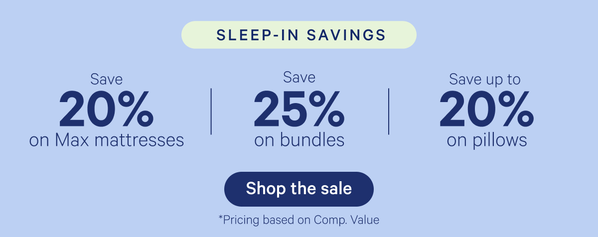 Sleep in savings