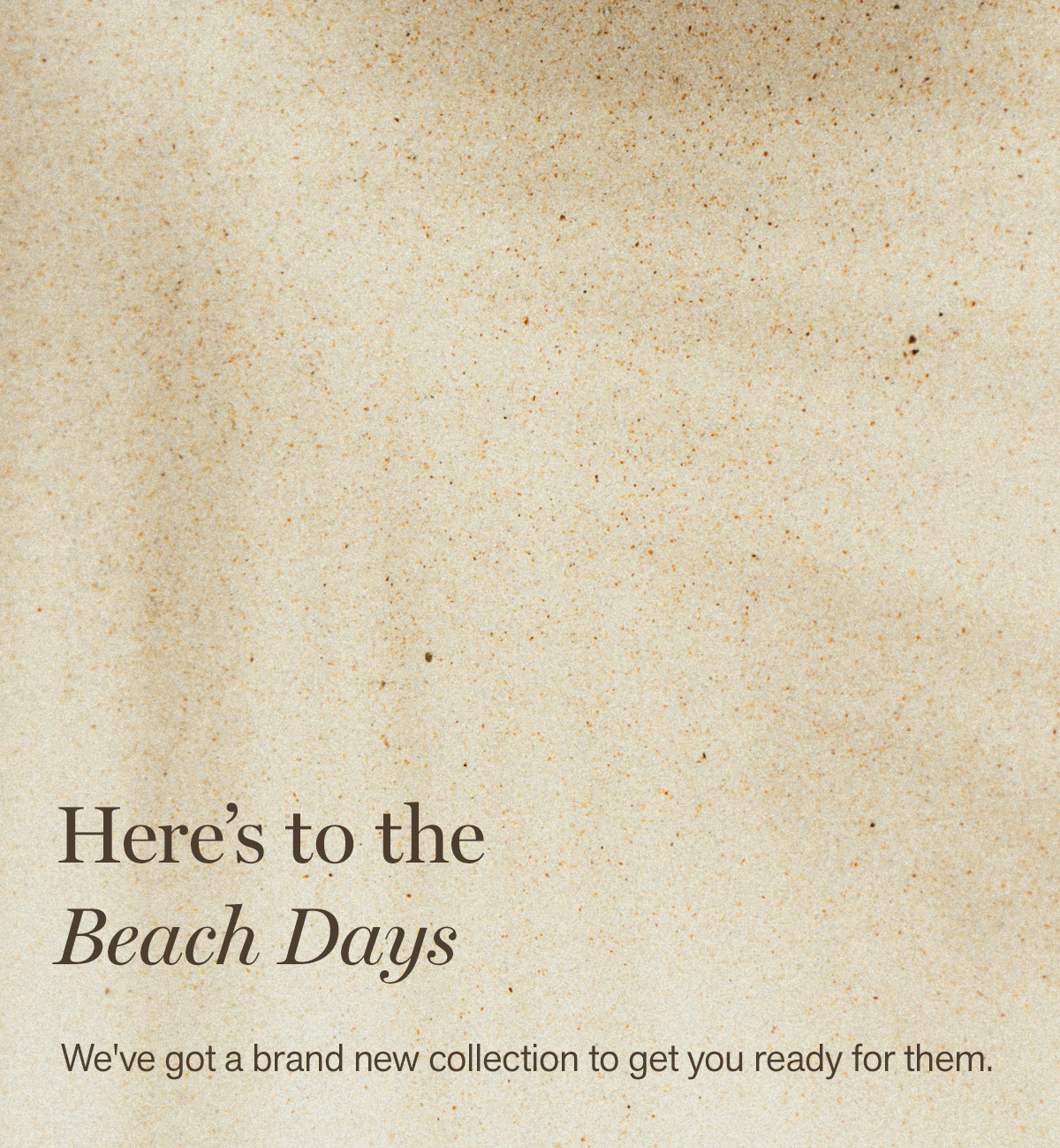 Brand new looks for sun & sand