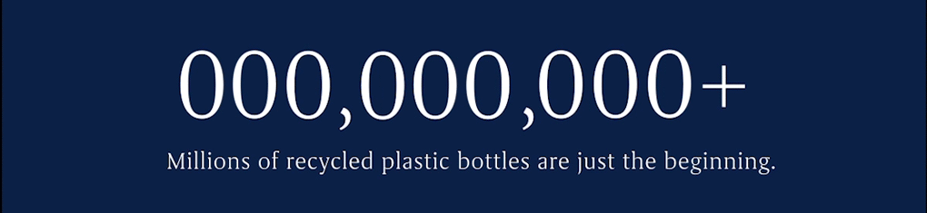 Millions of recycled bottles are just the beginning.