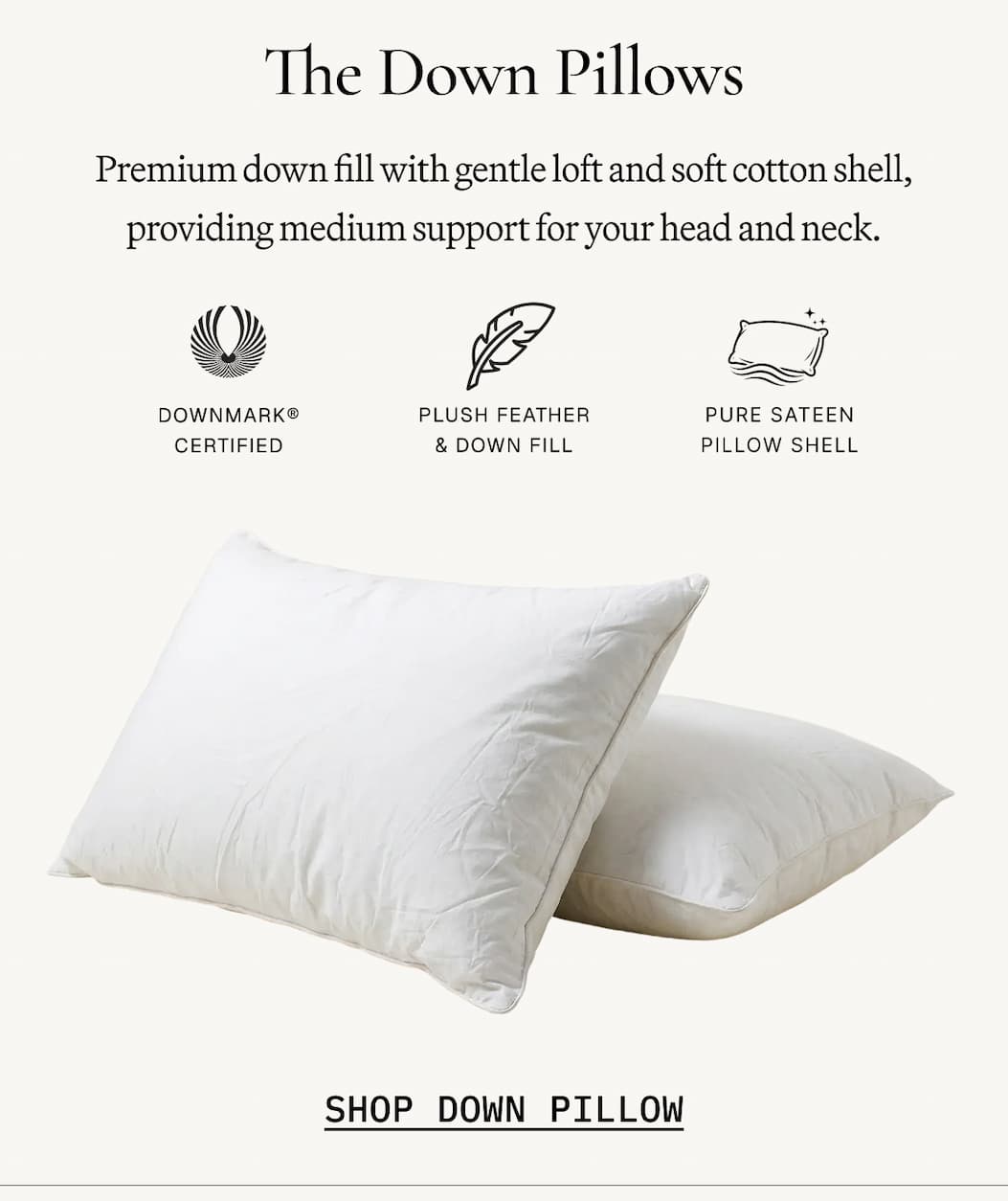 ITALIC | The Down Pillows