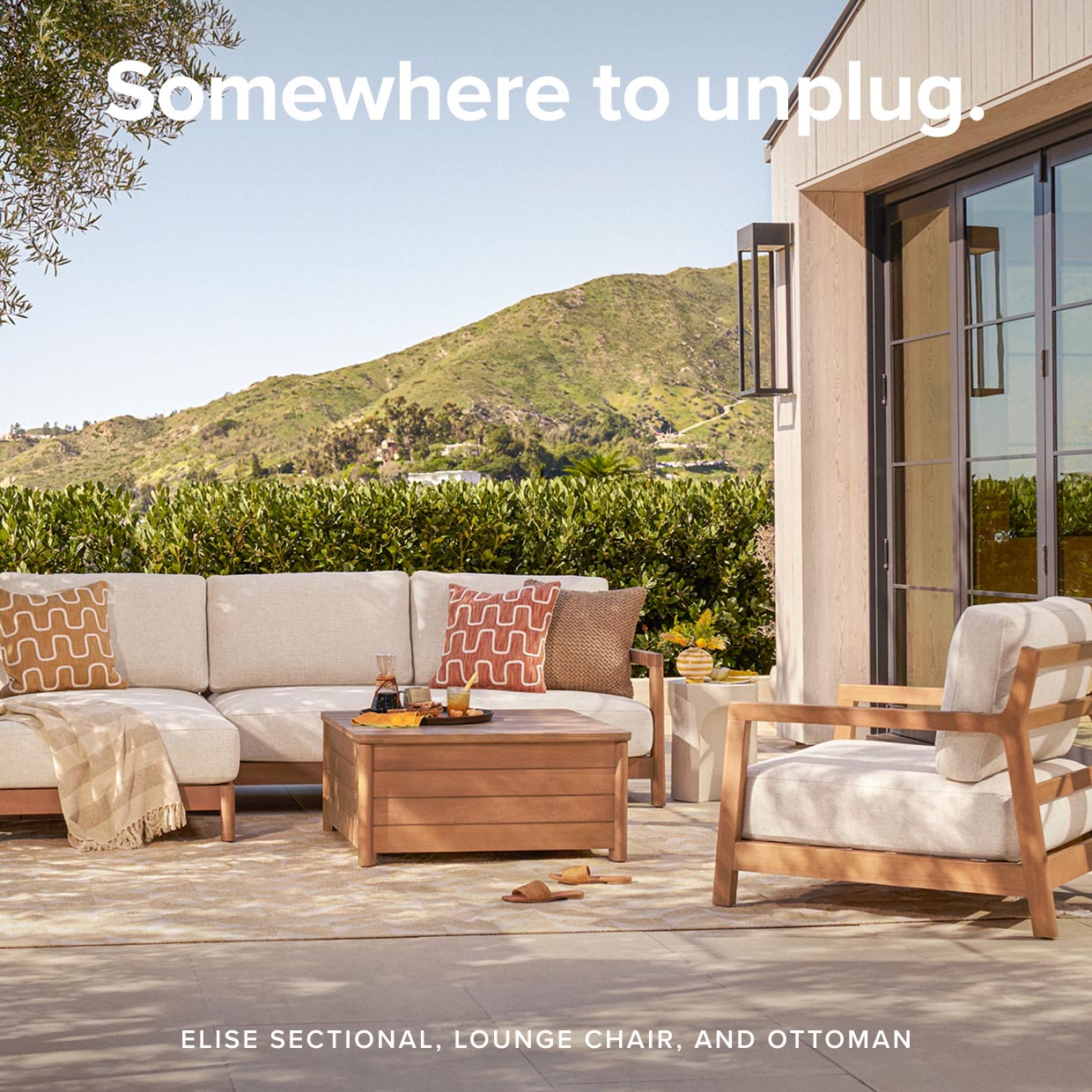 Somewhere to unplug.