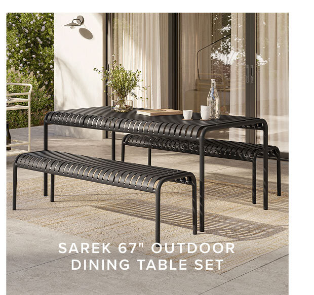 Sarek Outdoor Dining Set.
