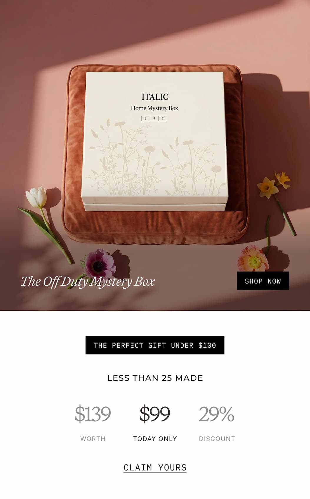 ITALIC | The Off Duty Mystery Box